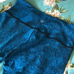 Blue Lululemon leggings